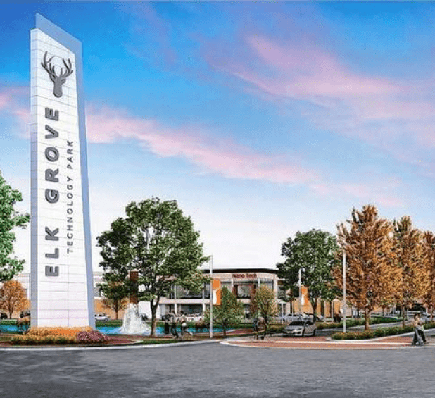 Elk Grove Technology Park entrance – area served by Managed IT Services in Elk Grove Village.